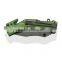Pocket knife with Half serrated Blade outdoor rescue survival Army Pocket knife with Led light & glass breaker