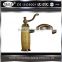 2014 New Design brass Deck Mounted Single Lever Bathroom Antique Bamboo Faucet