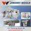 JWEL block mould for extrusion feedblock for multi-layer composite plastic sheet ilm