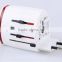 New design Universal Travel Adapter 2 USB Conversion Socket/Multifunctional Power Plug/Global Universal Plug Converter USB