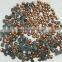 new arrival rose gold color heat transfer iron on crystal rhinestone