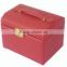 Creative best selling man-made leather jewelry box