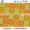 factory supply directly online selling building materail yellow glass mosaic tile