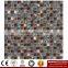 IMARK Mixed Color Crystal Glass Mosaic Tiles Mix Marble Mosaic Tiles 15*15mm for Wall Decoration Code IXGM8-111