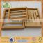 natural bamboo soap box Soap holder used for family or hotel