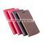 High quality leather mobile phone case with card slots customized logo and material
