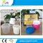 1L plastic bucket with handle and colorful lids
