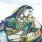 Indian pillow cover Rajasthani Traditional lady Painting Design Pillow Decorative Throw pillow