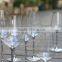 Glassware Manufacturer Handmade wendding decoration elegant goblet glass crystal glass with silver stem crystal with diamond
