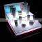 High quality cosmetic display stand lucite cosmetic organizer plexiglass makeup product display