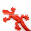 Red color Gecko plastic chrome car logo signs