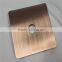 door lock metal parts in old copper brass bronze rose gold color plating processing