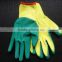 Gray color string knitted poly cotton gloves,safety gloves,working gloves/gris guante de algodon de color 073