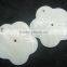 Exclusive Rare Arrival Mother of Pearl Gemstone With Beautiful Flower Carving for Pendant Earring Jewelry and Wire Warp