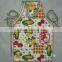 printed cooking apron with pocket in wholesale pvc apron