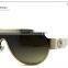 Fashion Design Classic Wholesale Men women UV400 lens metallic shield style Visor Sunglasses Sport Crm32104