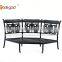 aluminum furniture outdoor dining chair big round corner chair