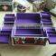 Metal jewelry packaging box wholesales,fancy gift jewellery box,aluminum custom velvet jewelry box