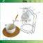 Bamboo Plate and Spoon with stainless steel utensil rack, Stainless steel kitchenwares