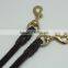 Two dog leashes genuine leather leash
