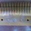 Autowalkings Escalators Combs Plates accessory , 201*131*140mm, Plastic, Yellow