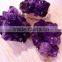 Wholesale Natural Amethyst Crystal Geode Cluster Gemstone Irregular Gold Plated Pendant