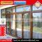 Golden oak large sliding glass door