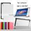 Stand Leather Phone Case Ultra Slim Tablet PU Cover For Lenovo Tab 2 A8-50