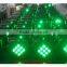 led par light stage 9pcs*9w rgb 3in1 battery led slim par