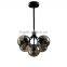 Manufacturer's Premium Globe Glass Pendant Light Vintage 5 Socket Ceiling Light Home Decoration Hanging Lamp