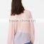 Latest Design Bishop Sleeve Sexy See Through blouses 2016 new designs