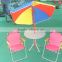Kids camping chair and table