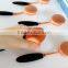 2016 New Best Seller Tooth Brush Style 10PCS Makeup brush set/Oval BB Cream Foundation Brushes