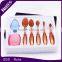 Hot sale full face using Puff oval 7 brush with cleaning mat