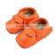 Wholesale Colorful Tassels Breathable Soft Baby Shoes Leather Baby Moccasin shoes
