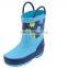Kids Elephant Printed Rubber Rain Boots
