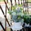 bold hanging basket indoor outdoor plant metal corner hanging flower pot stand