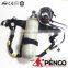Firefighting respirator with communication mask
