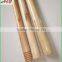 Varnished wooden stick for broom and brush