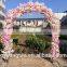 2017New design artificial wedding flower decor wedding flower door fake party decoration Wedding arches