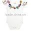 Newborn Baby Bodysuit 100% Organic Cotton White Baby Clothing Summer Style Sleeveless Clothes
