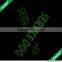 PU leather patch with reflective heat transfer logo for jeans