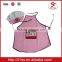 Wholesale cotton kitchen uniform kids aprons and chef hat