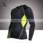 Long Sleeve Breathable anti-bacterial reflective sexy fitness gym apparel for men