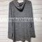 GZY latest shirt designs for women knit hooded shirt stock lot