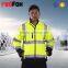 cheap safety softshell high visibility winter jacket