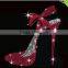 Crystal and bling High Heel Shoes Rhinestone for T-shirts