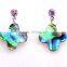 latest exquisite fashion abalone shell earrings new design paua abalone shell earrings with newest design