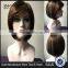 MGOO Short Bob Lace Front Wig Human Hair Party Wig Short Women Wig For Middle Age