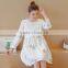 Zm51275a Fashion Long Sleeve Pregnant Women Dress Wholesale Maternity Clothes